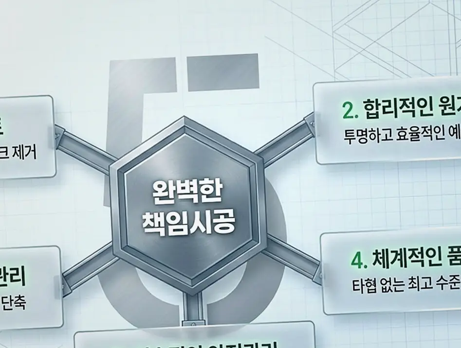마곡 종합건설면허 조건 준공 및 사후 하자보수 책임